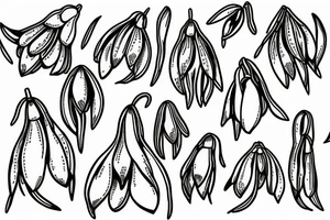 snowdrop tattoo idea