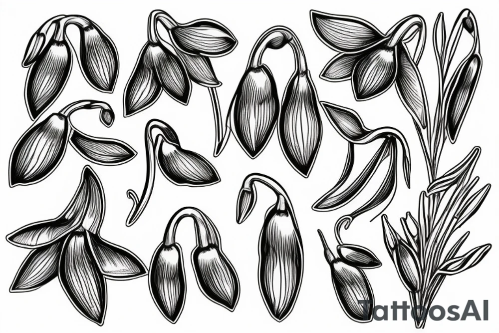 snowdrop tattoo idea