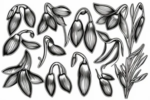 snowdrop tattoo idea