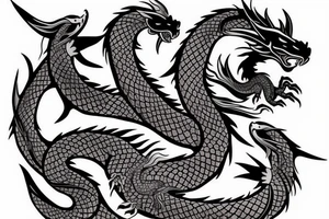 traditional dragon back tattoo tattoo idea
