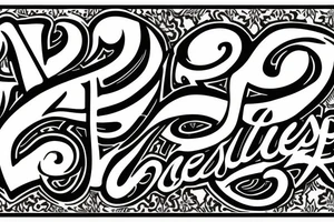 Irlanda Letters Modern tattoo idea