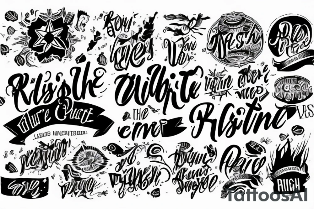 You're at the right place at the right time tattoo idea