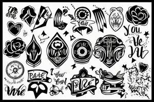 You're at the right place at the right time tattoo idea