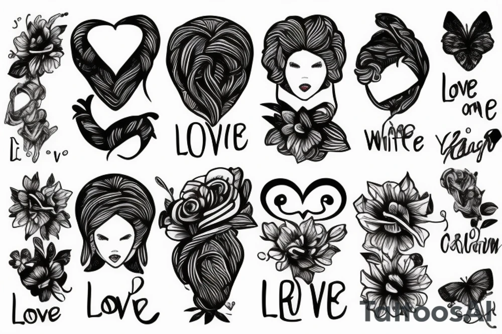 Love wife tattoo idea