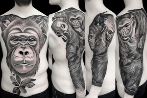 Astraunaut monkey tattoo idea