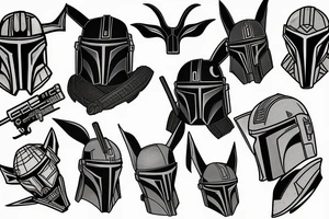The mandalorian tattoo idea