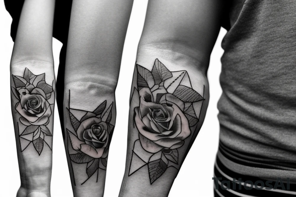 fore arm tattoo for determination tattoo idea