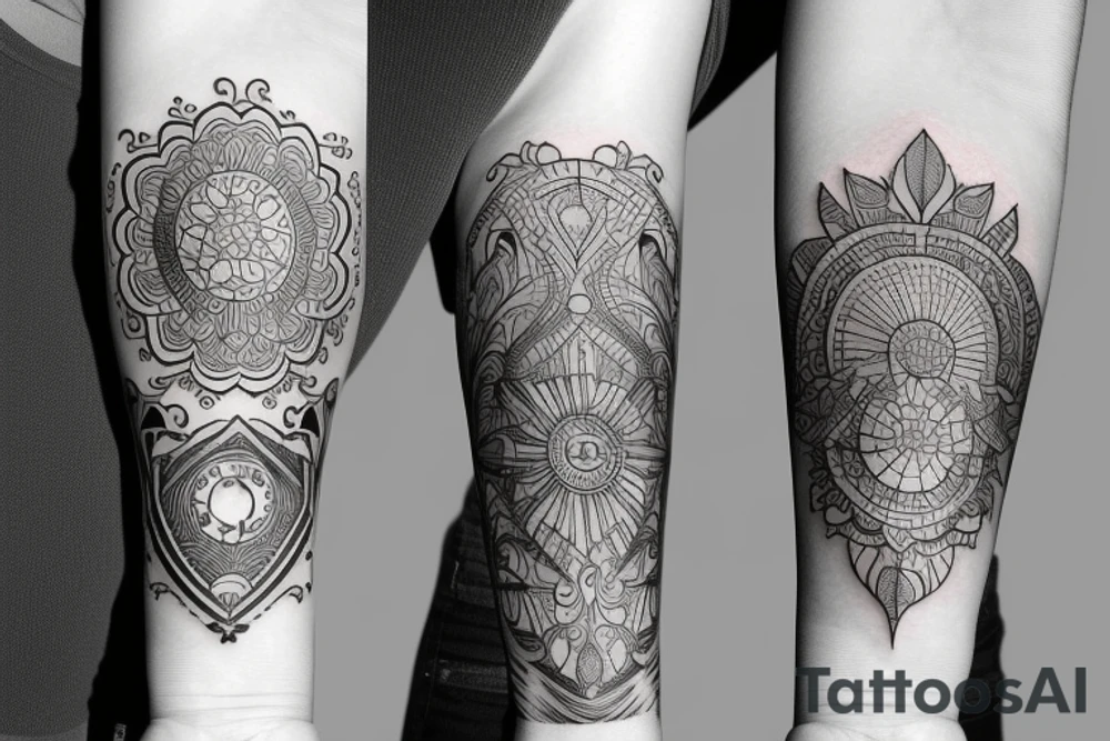 forearm tattoo for determination tattoo idea