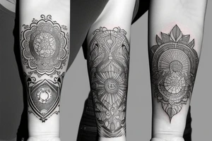 forearm tattoo for determination tattoo idea
