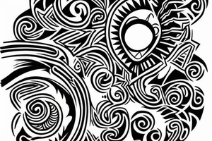 Taino Sunset tattoo for my forearm tattoo idea