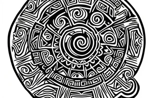 Taino Sunset tattoo for my forearm tattoo idea