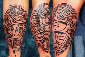 Taino Sunset tattoo for my forearm tattoo idea