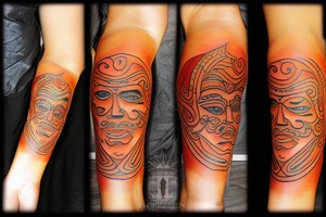 Taino Sunset tattoo for my forearm tattoo idea