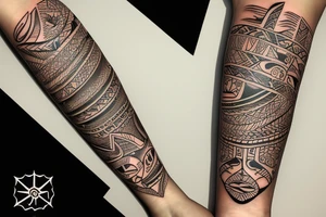 Taino Sunset tattoo for my forearm tattoo idea