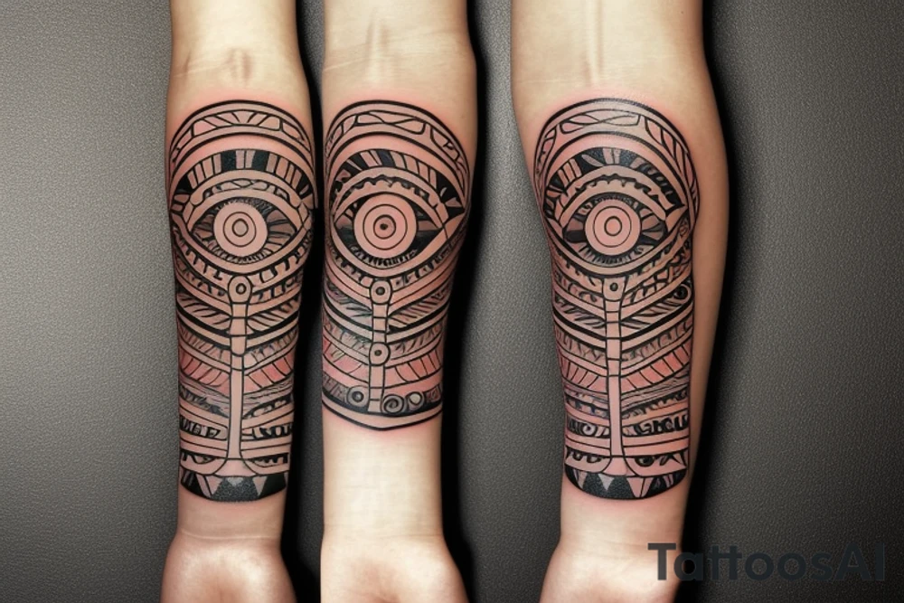 Taino Sunset tattoo for my forearm tattoo idea