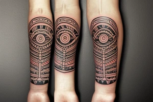 Taino Sunset tattoo for my forearm tattoo idea