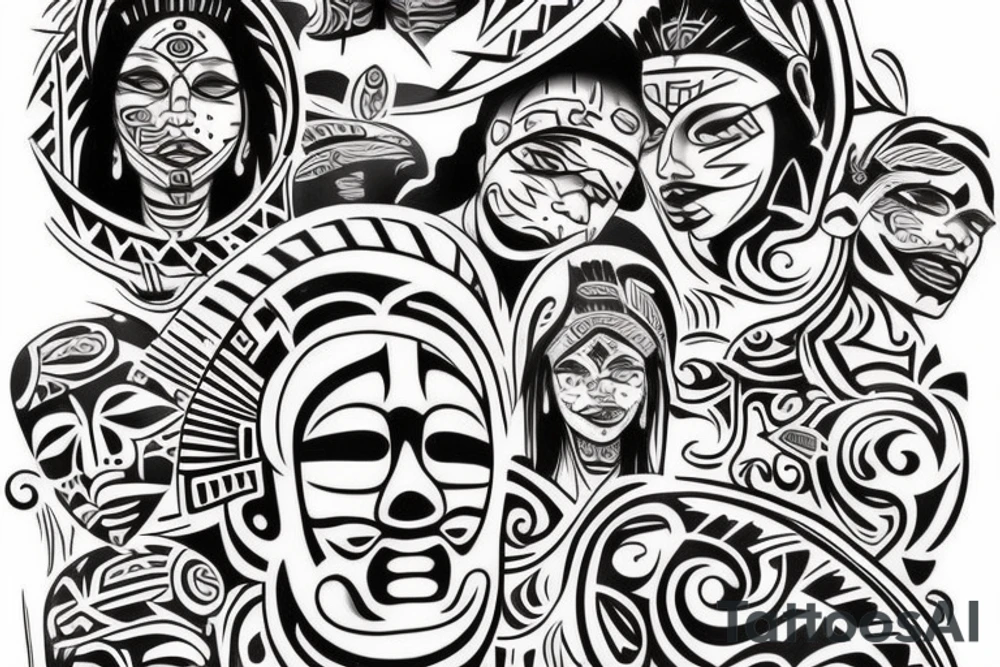 Taino tribe tattoo tattoo idea
