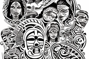 Taino tribe tattoo tattoo idea