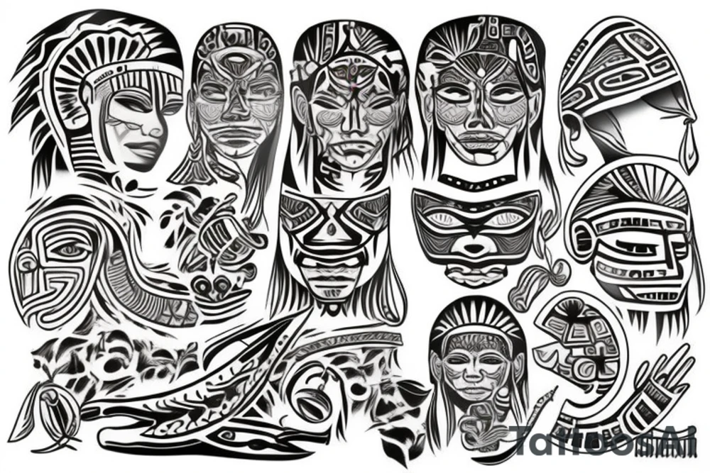 Taino tribe tattoo tattoo idea