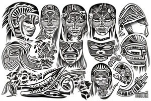 Taino tribe tattoo tattoo idea