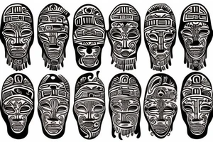 Taino tribe tattoo tattoo idea