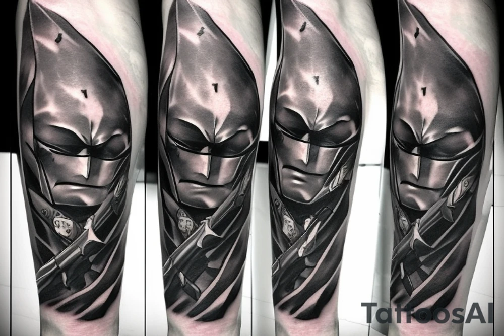 Dark Knight with a Sword tattoo idea