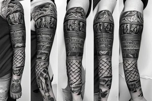 Knight with a Sword tattoo idea