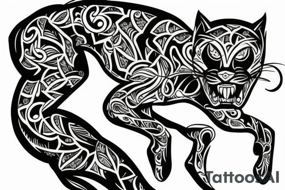 Panther hanya tattoo idea