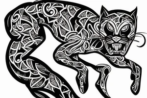 Panther hanya tattoo idea