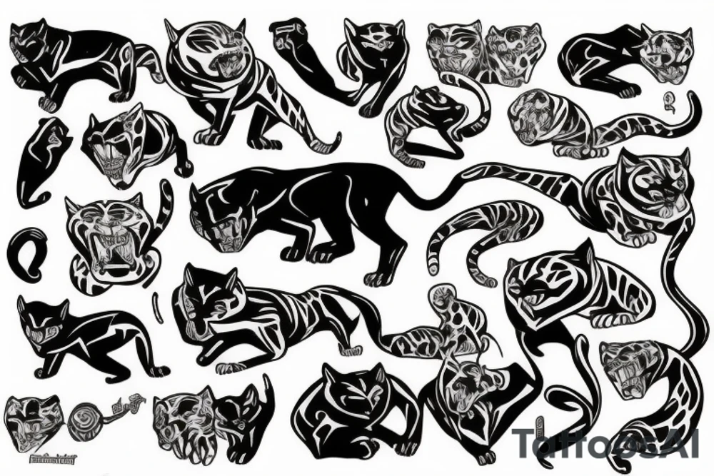 Panther hanya tattoo idea