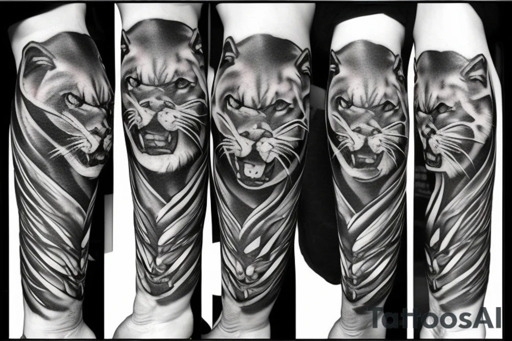 Panther tattoo idea