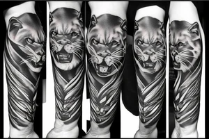 Panther tattoo idea