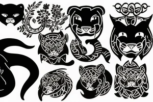 Panther tattoo idea