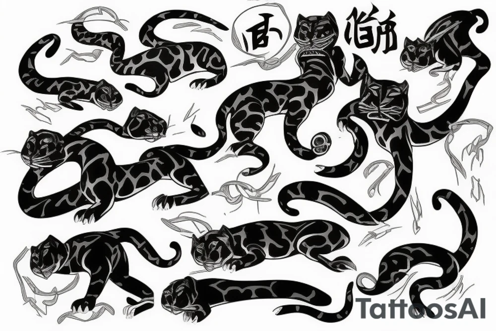 Panther tattoo idea
