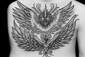 Phoenix from the ashes tattoo idea