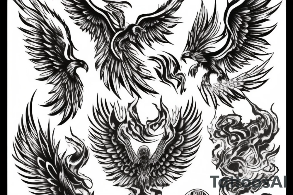 Phoenix from the ashes tattoo idea