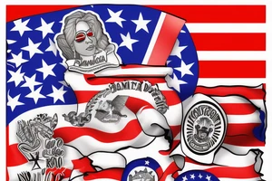 A flag from the Dominican republic tattoo idea
