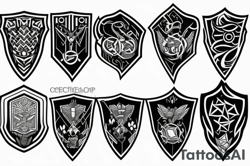 crest of courage tattoo idea