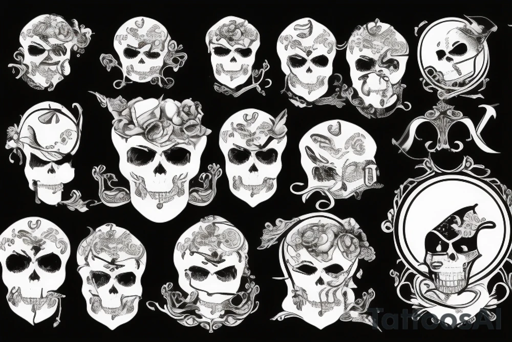 Ein Piratenschiff tattoo idea