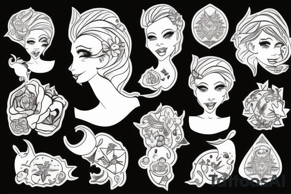 Einen Farbigen Phönix aus der Asche tattoo idea