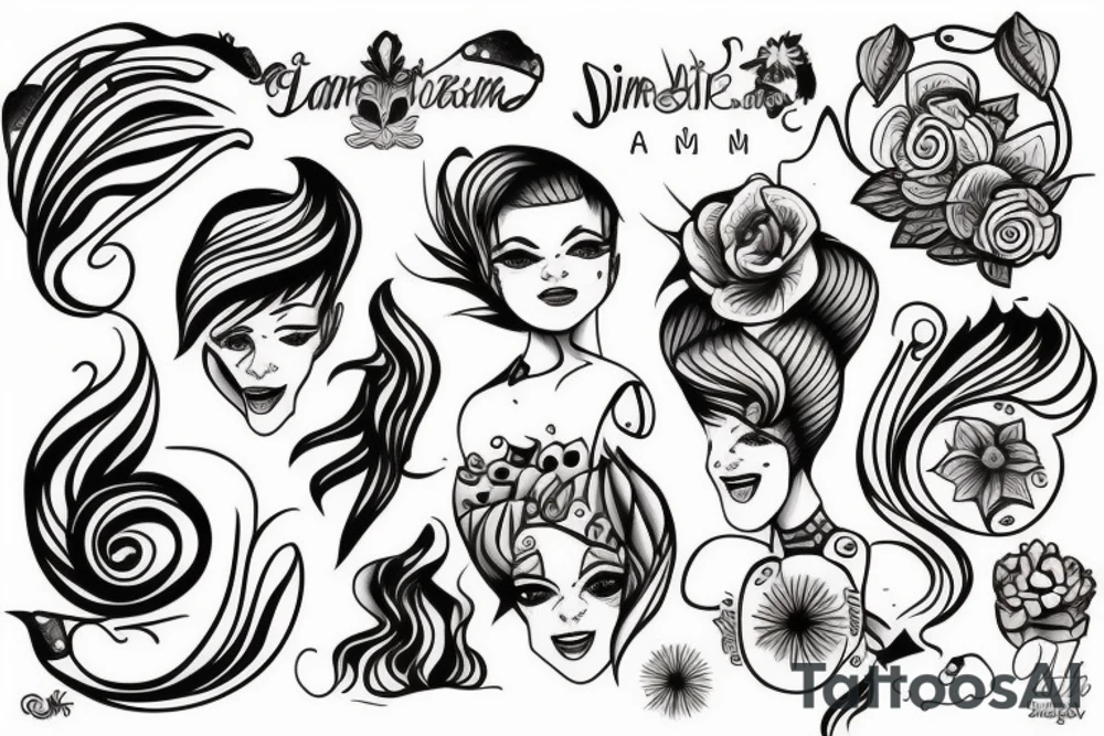 Einen Farbigen Phönix aus der Asche tattoo idea