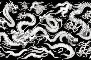 Japanese dragon tattoo idea