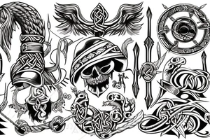 Viking style tattoo idea