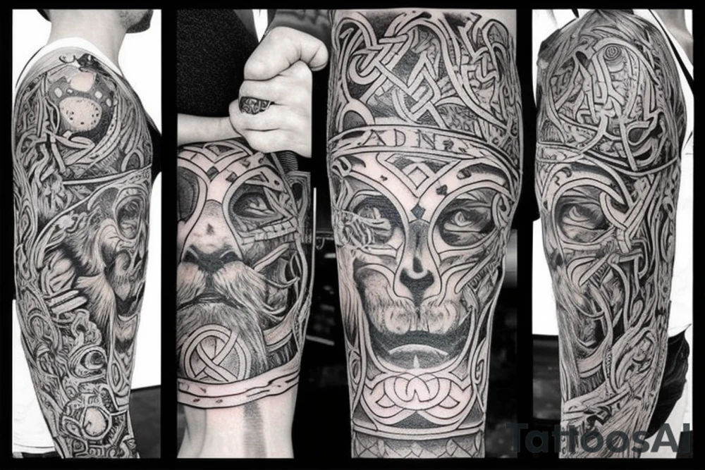 Viking style tattoo idea