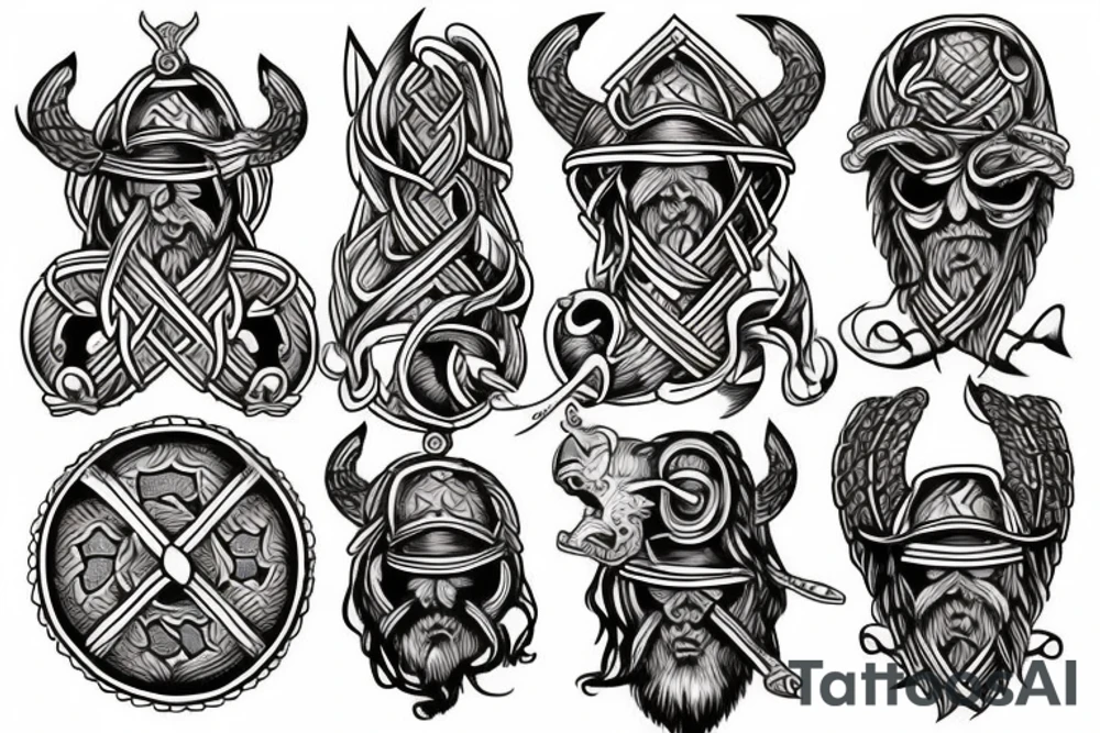 Viking style tattoo idea