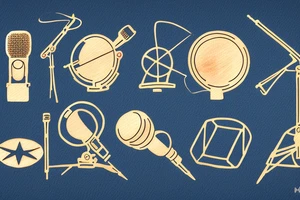 golden ratio microphone tattoo idea