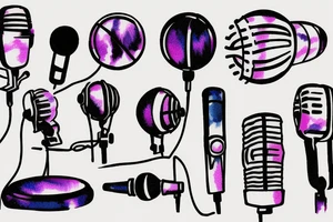 microphone tattoo idea