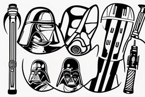 Lightsaber tattoo idea