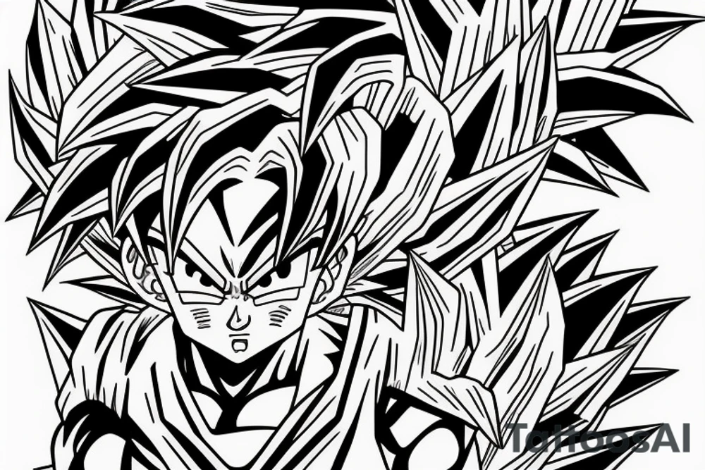 Goku dragon ball z tattoo idea