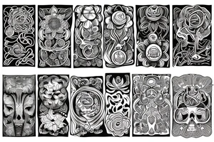 Psychedelic tattoo idea